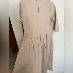Elegant Beige Women's Dress